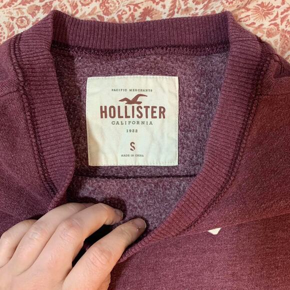 Hollister Co. Sunset Coast purple sweatshirt Size small - Picture 4 of 6